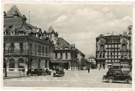 La Chaux-de-Fonds  NE  -  Oldtimer - Taxis /  Pl. de la Gare