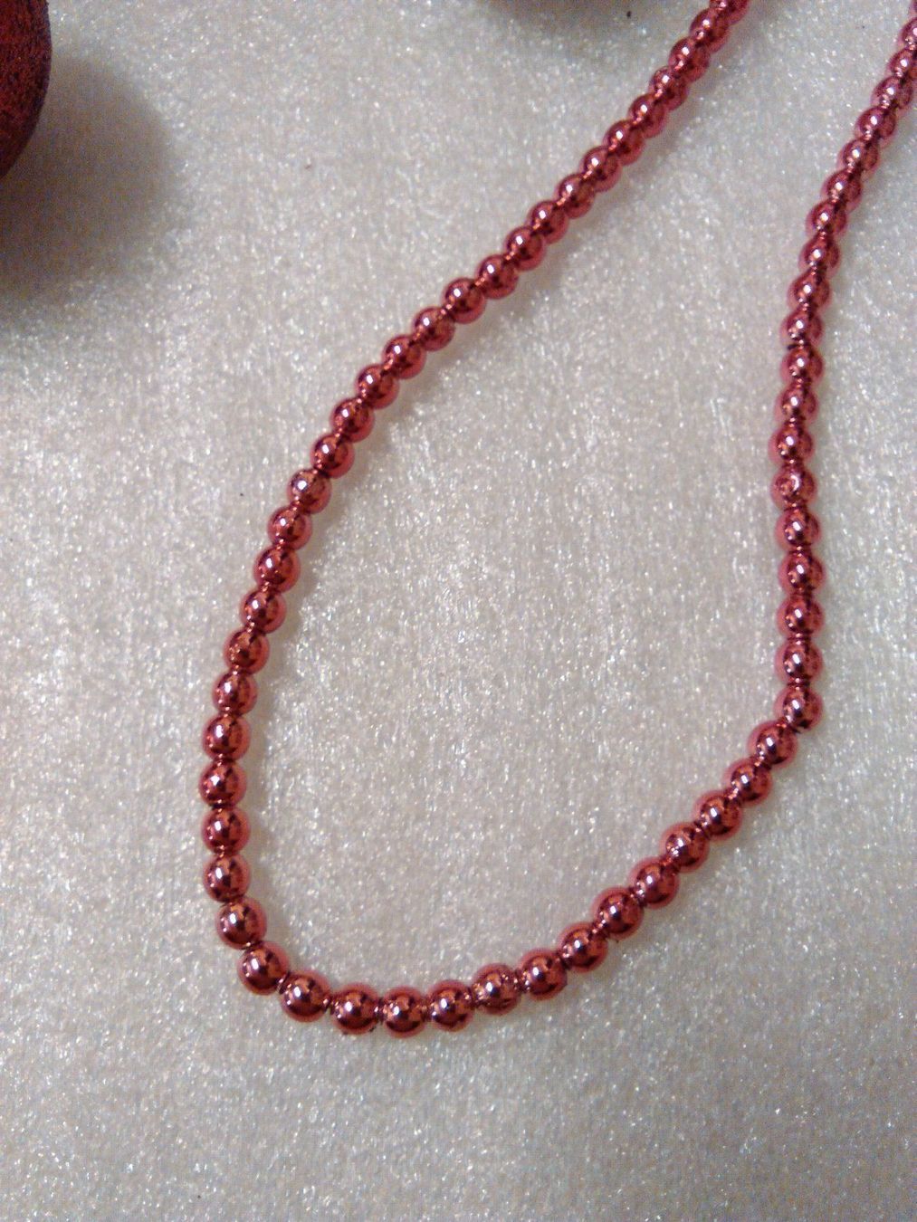 Ketten: ECHT HÄMETIT STRAND KETTE;;ROT FARBE – Neu (gemäss Beschreibung) aus Basel von bijoutrie_4 7