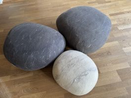 Original Ronel Jordaan Filzsteine – Designobjekte