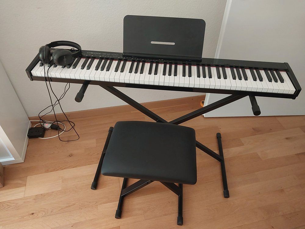 Instruments de musique: VISIONKEY-100 Digitales Keyboard / Piano Numérique – Neuf (Voir description) à Bern par tla_y2th