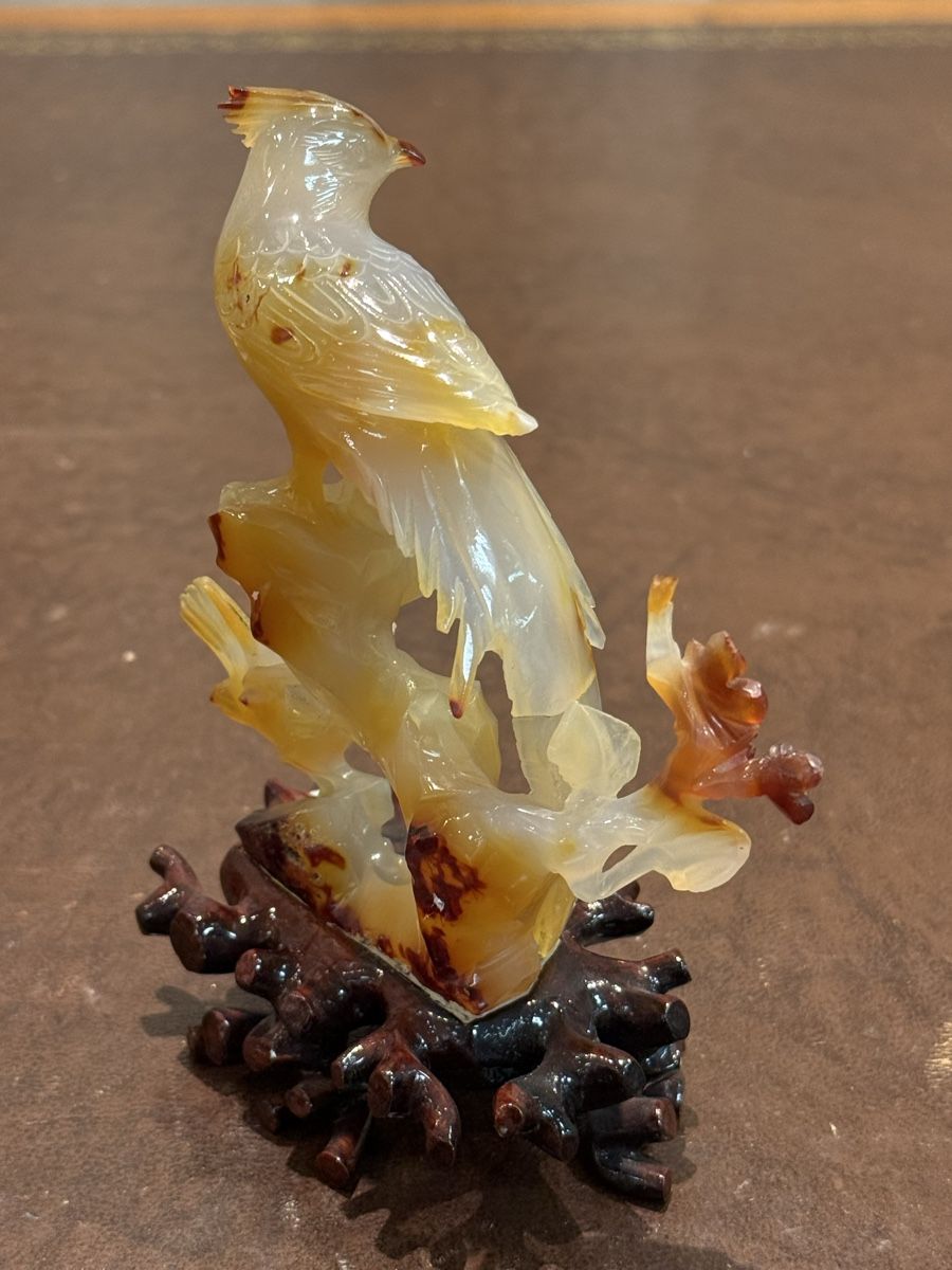 Figurines: Achat-Vogel-Skulptur, China – D'occasion à Zofingen par GrosisWonderkeller 5