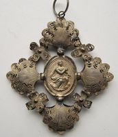 Silberne Wallfahrtsmedaille 19 J.h. Madonna