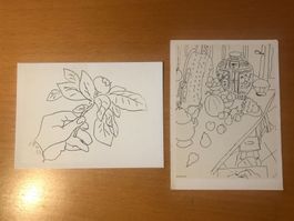 2x Postkarten Henri Matisse