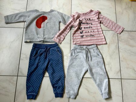 Girls joggers, top, jumper Next UK  gr.86 autumn/winter