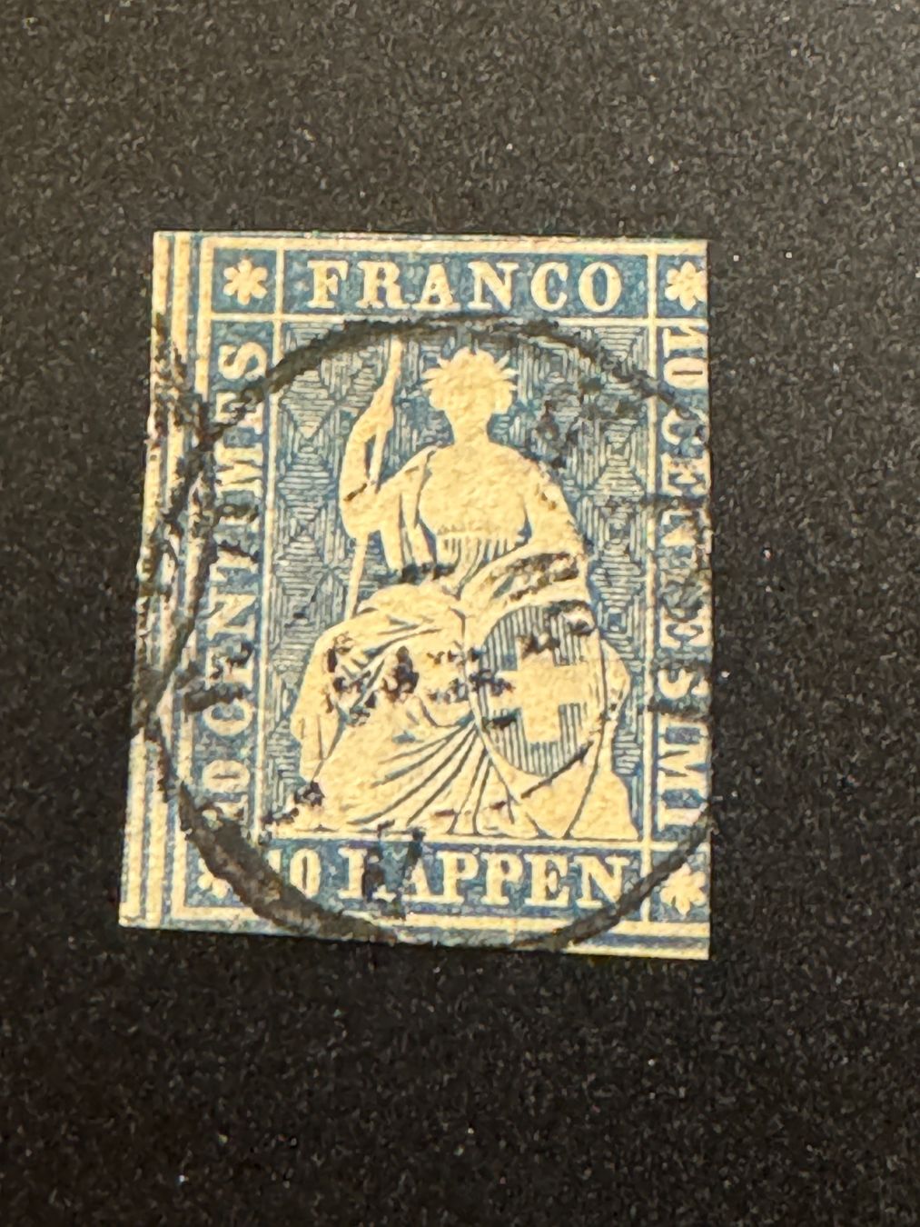Alle Briefmarken: Tolle Strubelmarke – Gebraucht aus Uster von Briefmarken