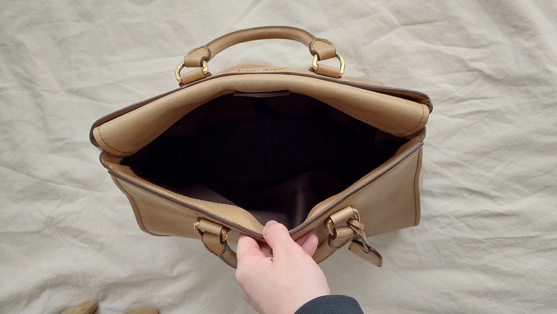 Miu Miu Borse da donna: MIU MIU AW2007 top handle beige bag – Usato da Lausanne venduto da l0ok0co0l 7