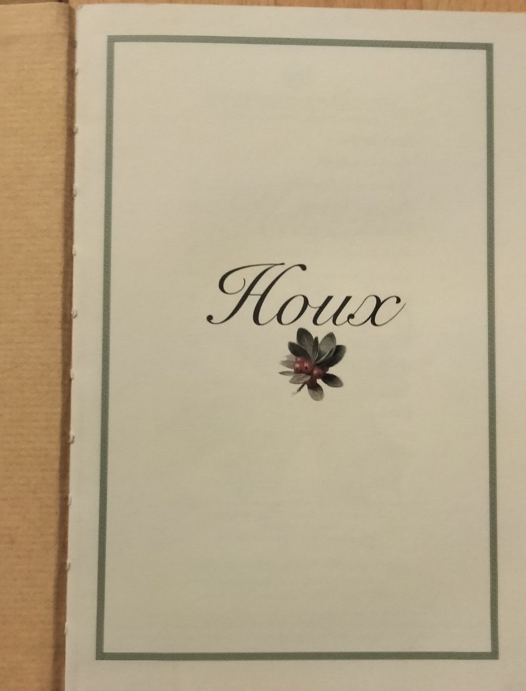 Bücher: "Houx - Les Carnets de Courson", neuwerti... – Neu (gemäss Beschreibung) aus Niederglatt ZH von Siegfried67 2