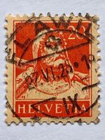 Tellbrustbild  mit Vollstempel Flawil