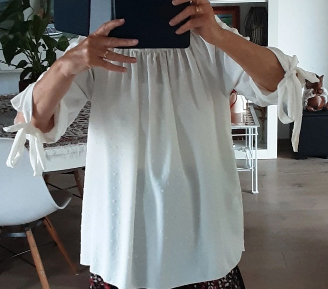Blusen: Chemisier blanc  M  – Gebraucht aus Geneve von Monthoux13 1