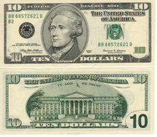 Usa 10 Dollar 1999 unz bankfriesch