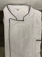 Kochjacke Weiss Grösse 52 mit schwarzer Paspel