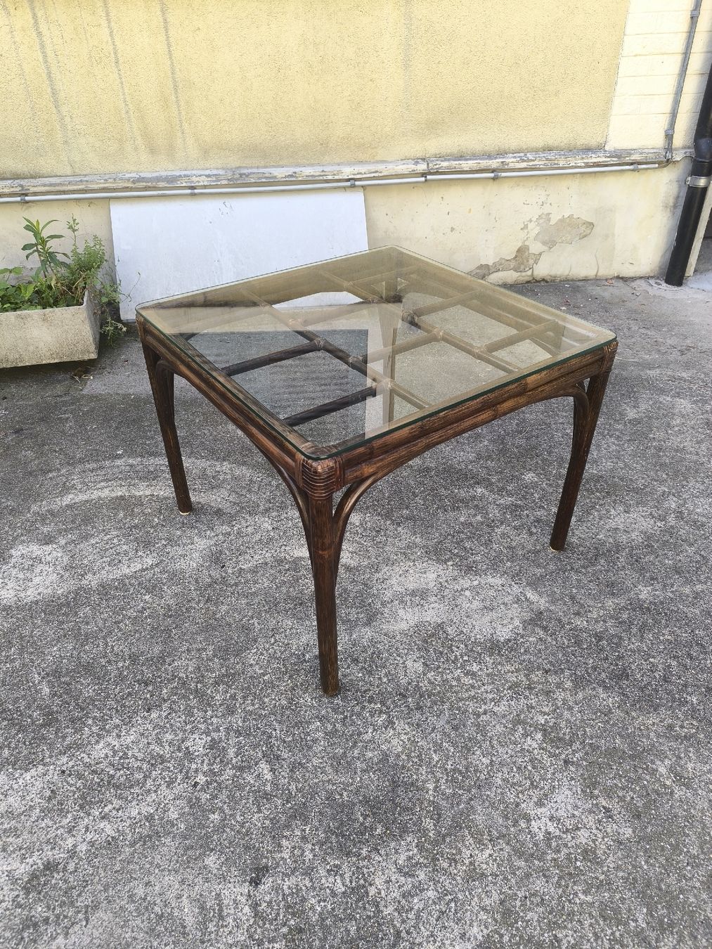 Tavoli: Rattan Beistelltisch  – Usato da Basel venduto da Patts_Lampenfieber 2