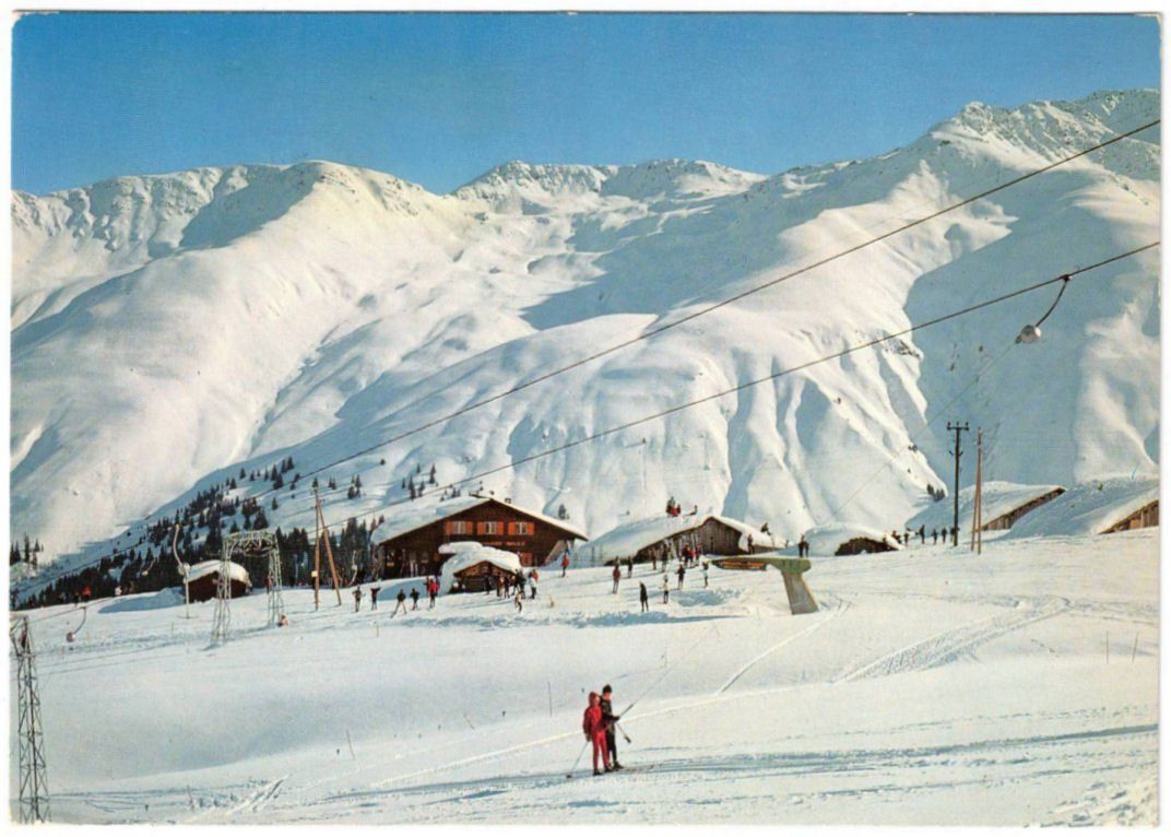 Cartoline postali: Dieni - Skilift Cuolm--Val + Milez – Usato da Binningen venduto da Mountainrider