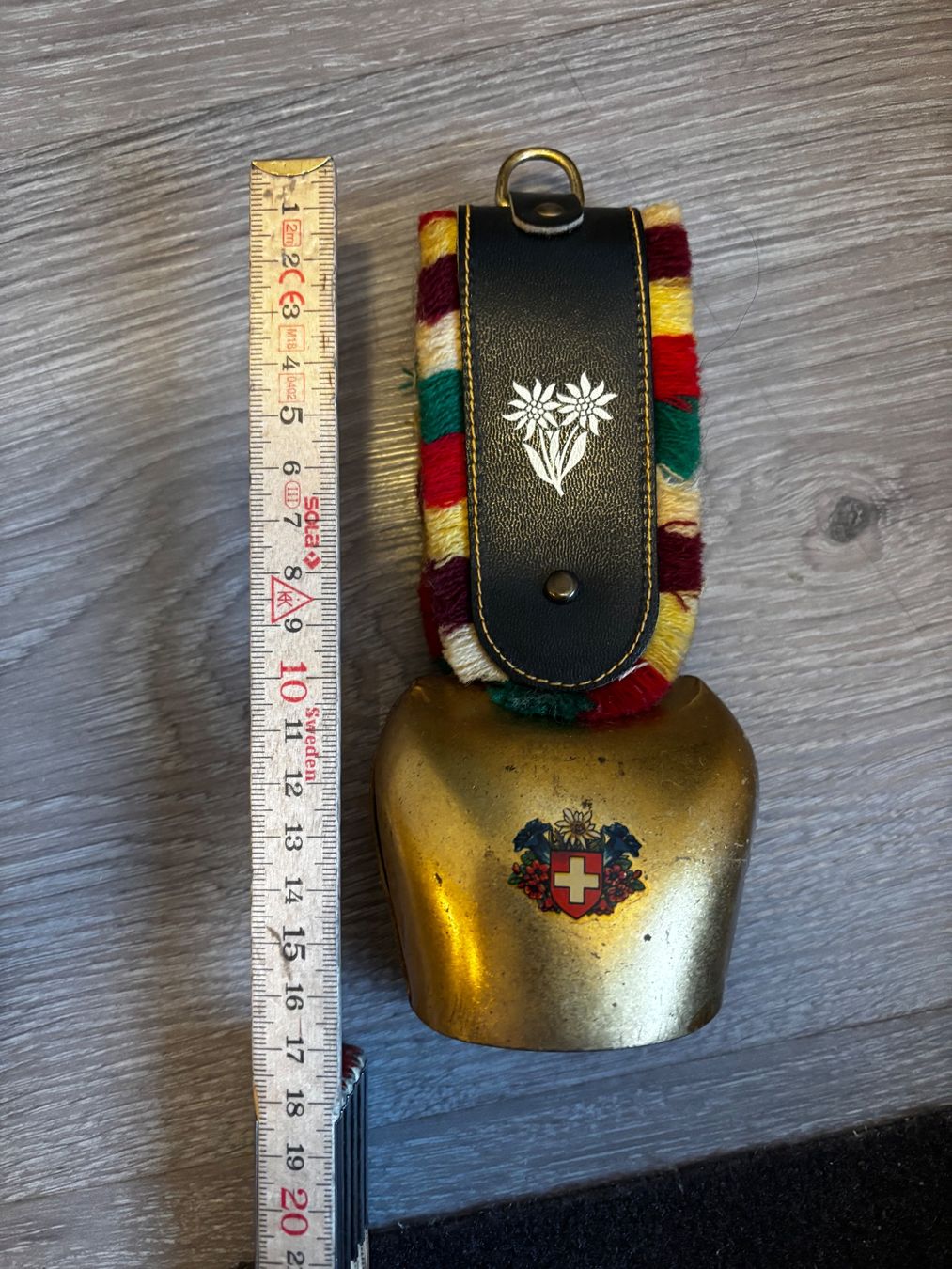 Campanacci mucche: Originale Kuhglocke mit Riemen – Usato da Affeltrangen venduto da Pal-94 3