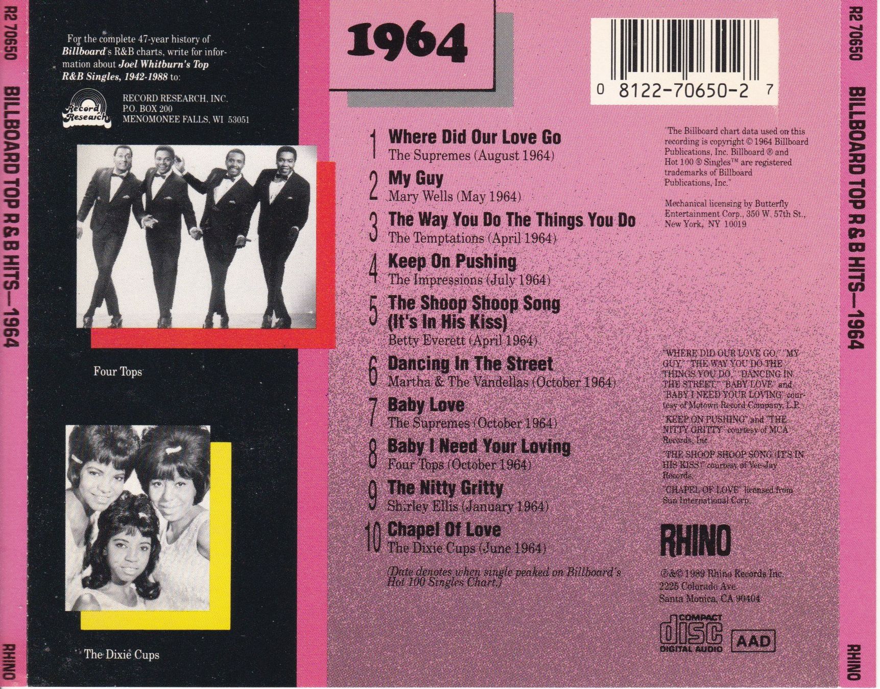 CDs: CD «Billboard 1964 - Top R&B Hits» – Gebraucht aus Bern von MacBit77_chbe 4