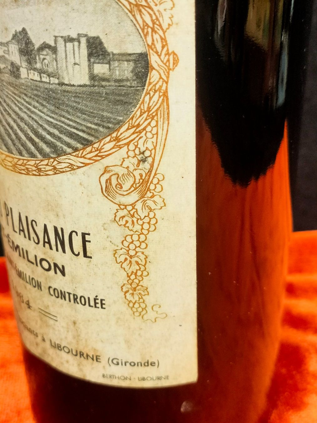 Vino: CHÂTEAU PLAISANCE SAINT-ÉMILION 1964 – Nuovo (secondo la descrizione) da Genève venduto da Leboucheoreilles 5