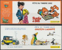 France Carnet de timbres Fête du Timbre 2001 et 2002 - BD