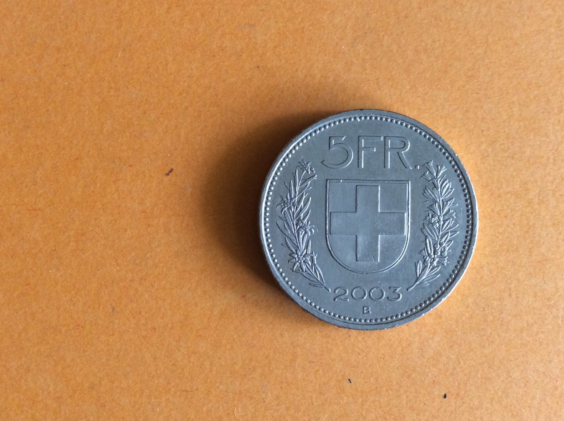 Tutti le monete: 5 francs  2003  Belle – Usato da Genève venduto da pie_fh2d
