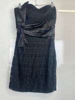 Schickes, schwarzes Spitzenkleid Cocktailkleid Gr M Neu