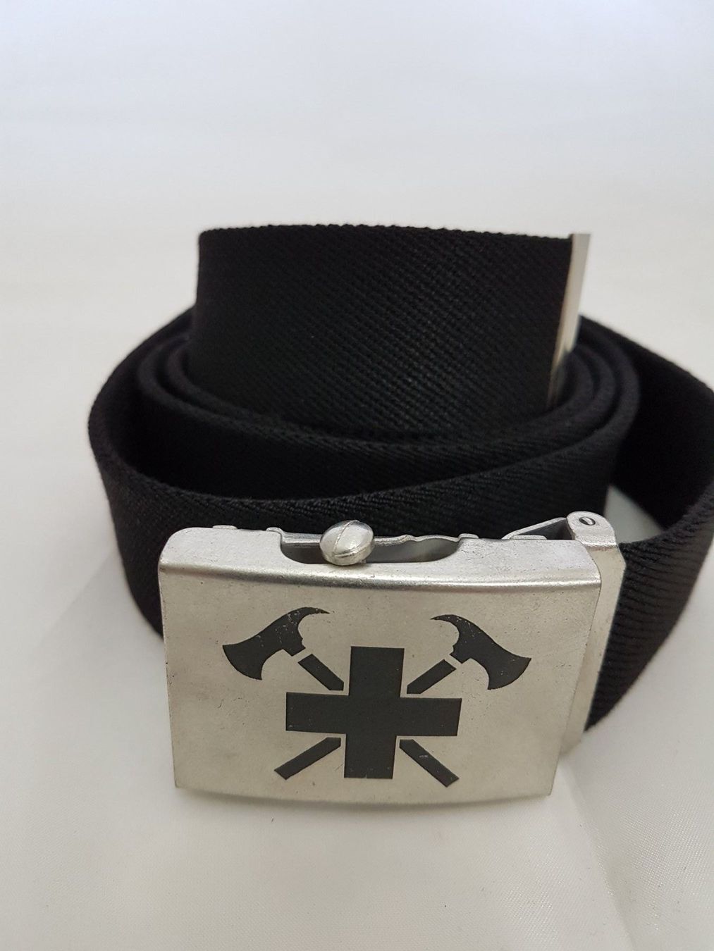 Cinture: Feuerwehrgürtel mit gelasertem Logo – Nuovo e nell'imballaggio originale da Sins venduto da sagitarius58