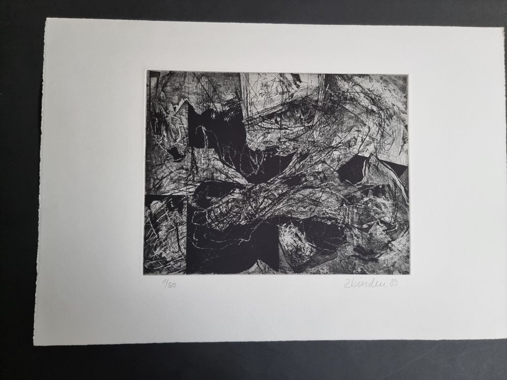 Grafica & Litografie: BEAT ZBINDEN RADIERUNG SIGNIERT NUMMERIERT – Usato da Gersau venduto da kunst-online 1