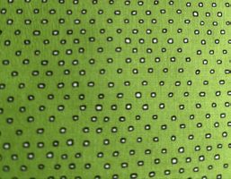 Patchworkstoff grün mit Punte weiss/schwarz umrandet