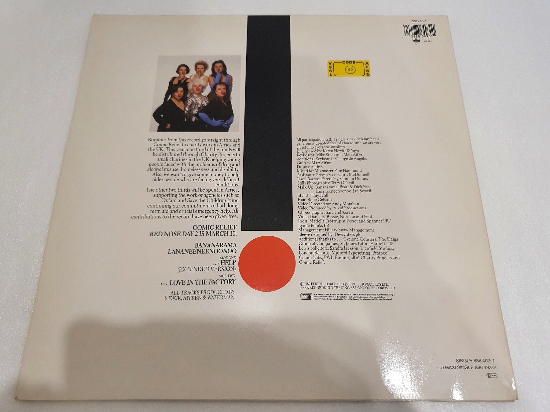 Dischi in vinile: Bananarama, Lananeeneenoonoo – Help – Usato da Uster venduto da Vinyl-Leidenschaft 1