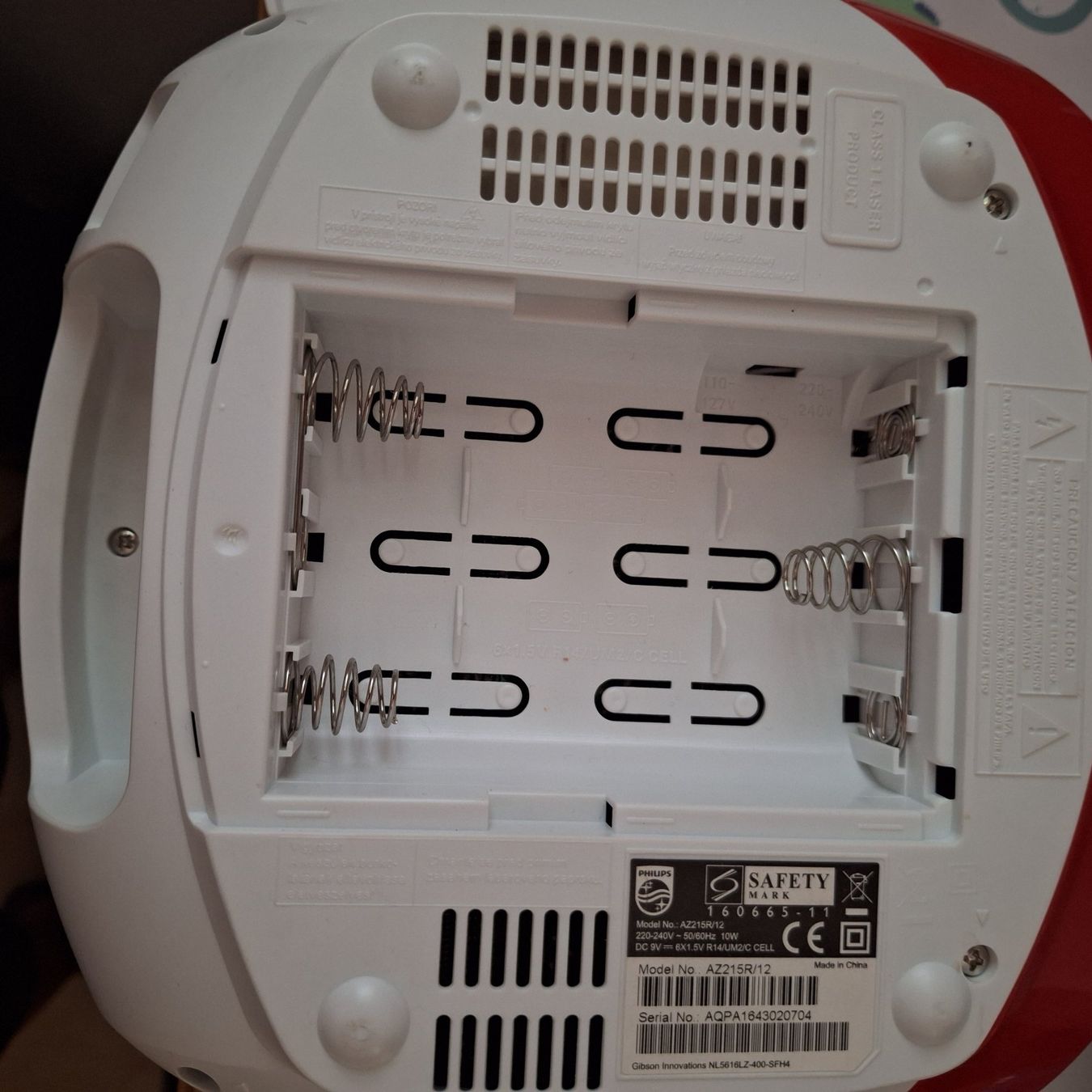 Philips Lettore multimediale portatile: CD Player Philips AZ2218/R2 rot gebraucht – Usato da Hettenschwil venduto da Schneuggi2 3