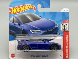 Hot Wheels Tesla Model S Plaid 1:64 Neu OVP