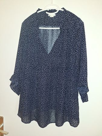 H&M Mama Umstandsbluse gepunktet in Gr. M