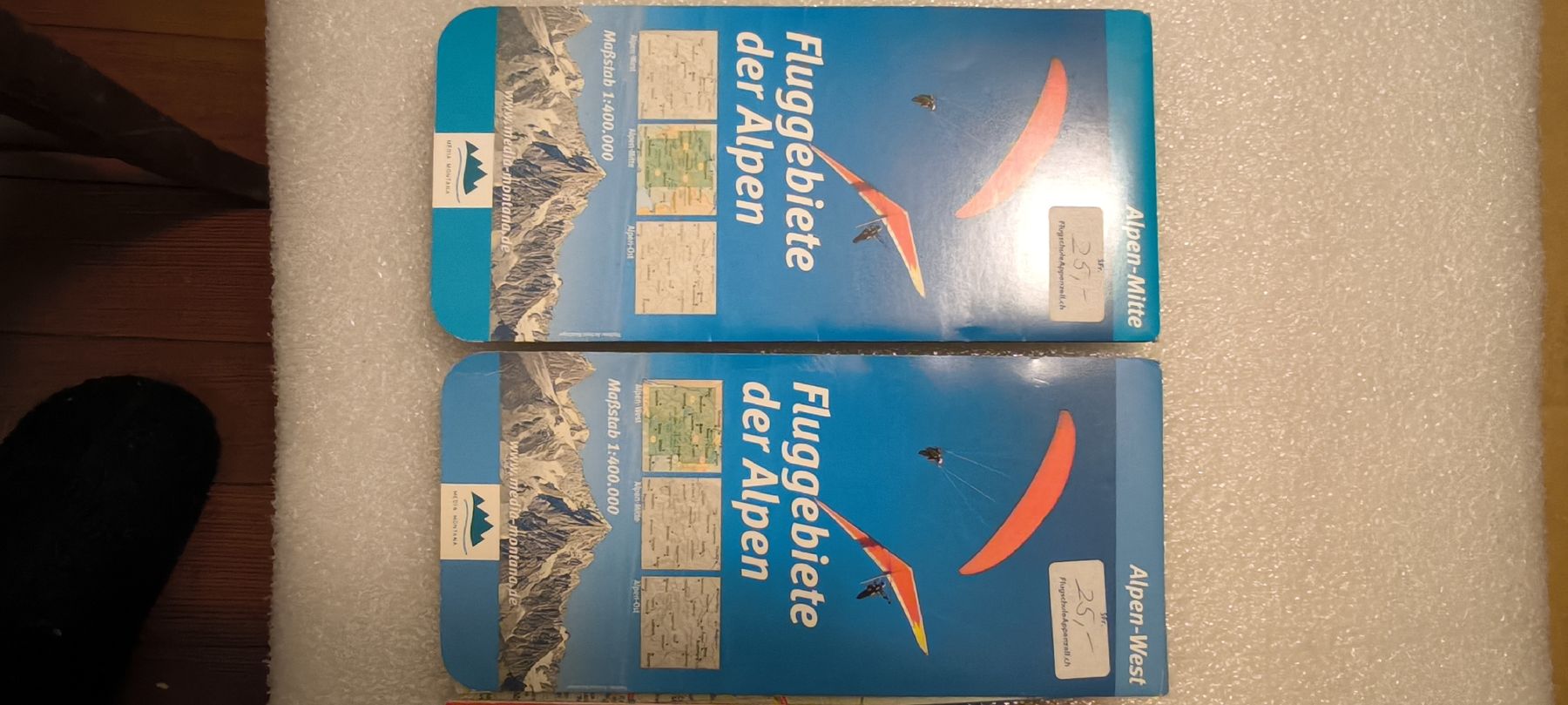 Vol libre: Gleitschirm Flugkarten – Neuf (Voir description) à Winterthur par Azur57 1