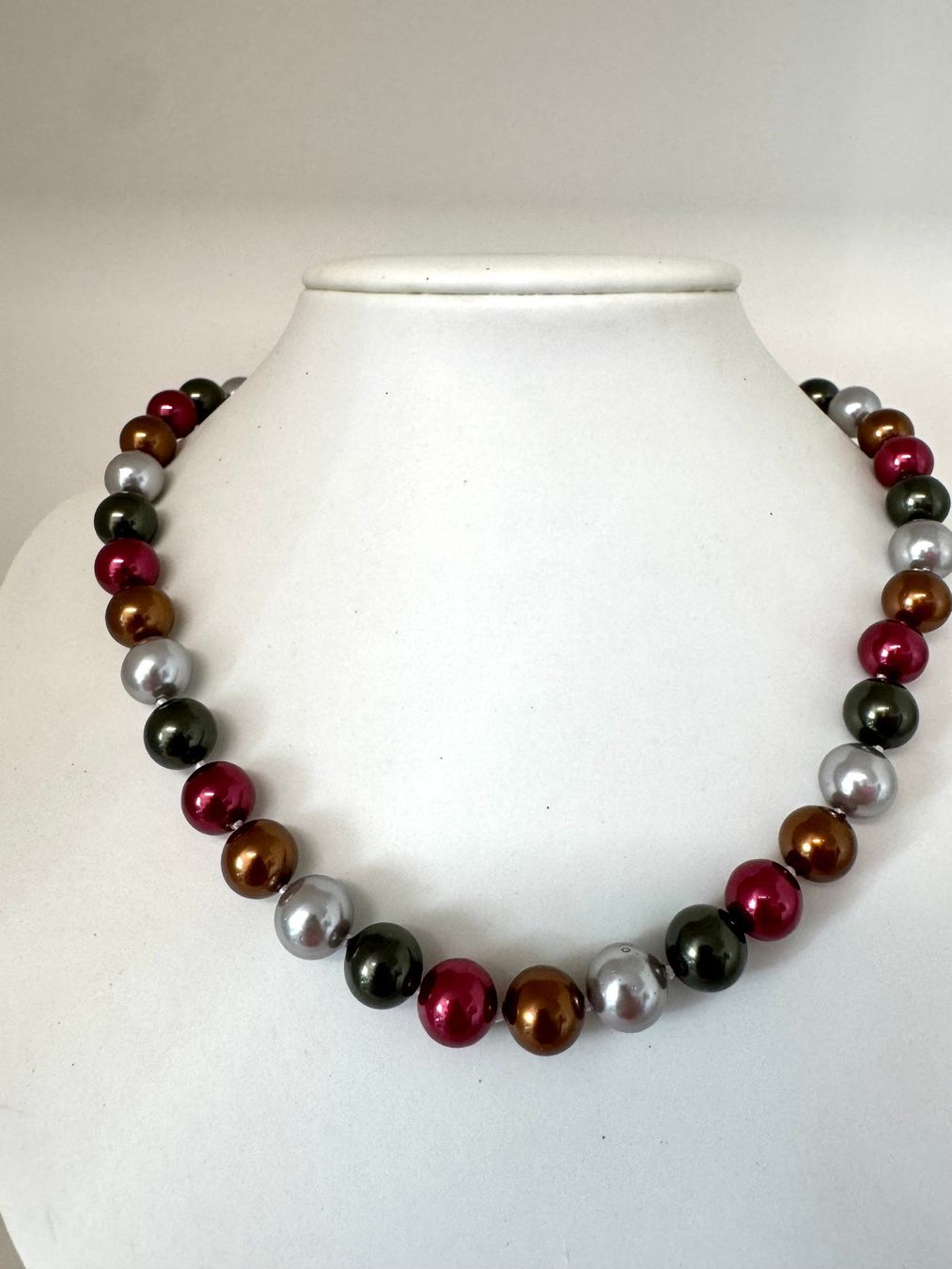 Catenine: Halskette Muschelkernperlen MK Perlen. – Nuovo (secondo la descrizione) da Biberist venduto da tl-schmuck