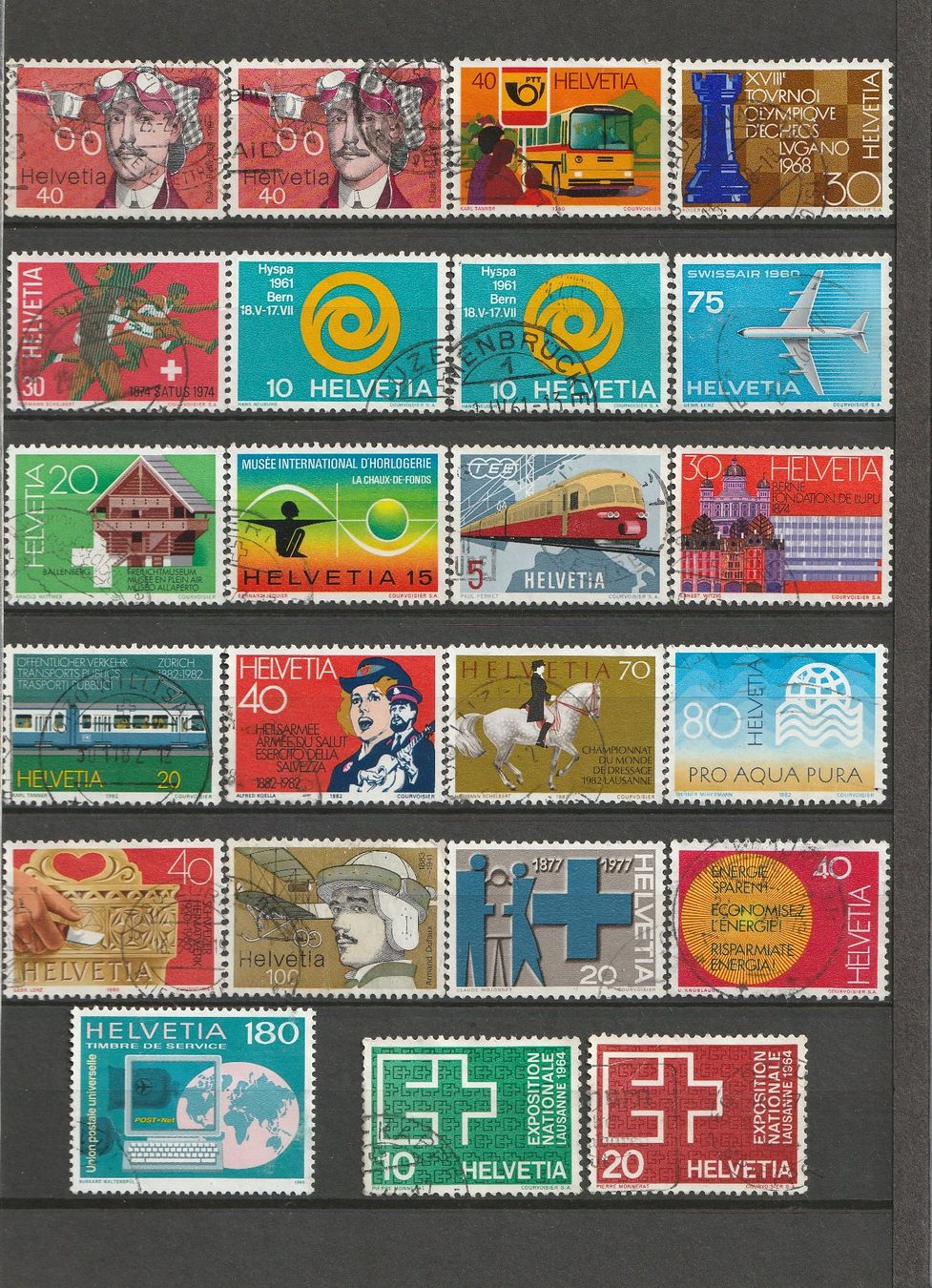 Tutti i francobolli: diverse Schweizer Briefmarken – Usato da Basel venduto da chrisKB 2
