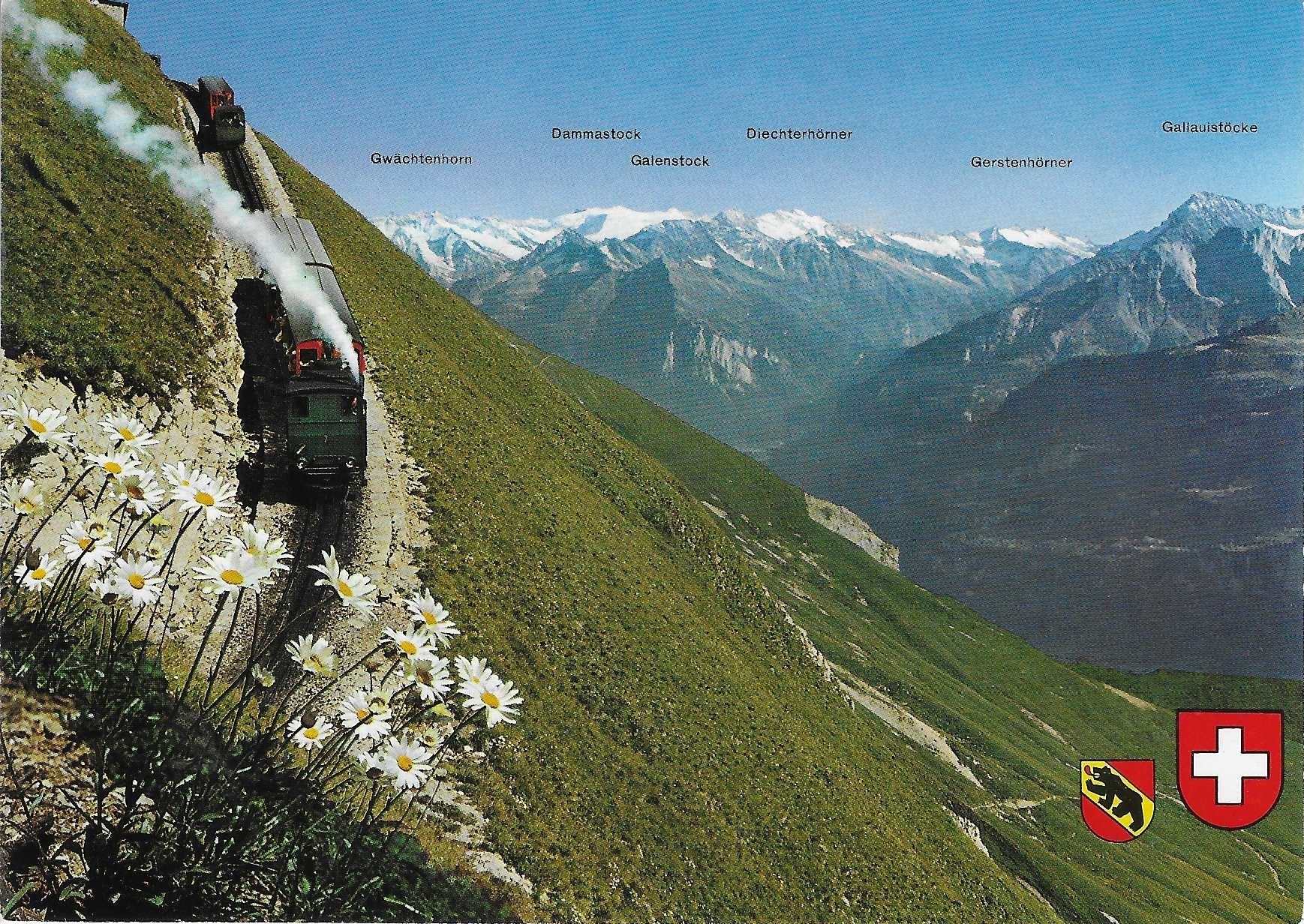 Ansichtskarten: Brienz-Rothorn-Bahn – Gebraucht aus Rothrist von Stranglehold