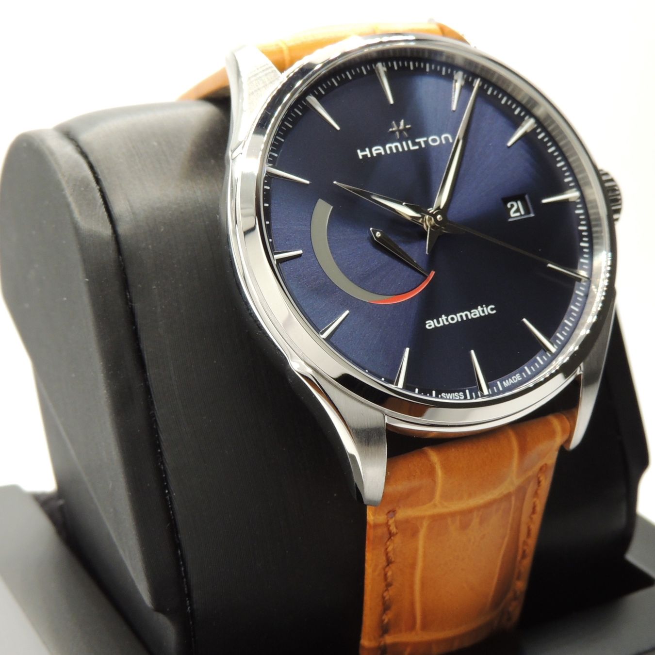 Hamilton Uhren: Montre Hamilton Jazzmaster Power Reserve neuve – Neu und originalverpackt aus Lausanne von DuGoutetdesCouleurs 1