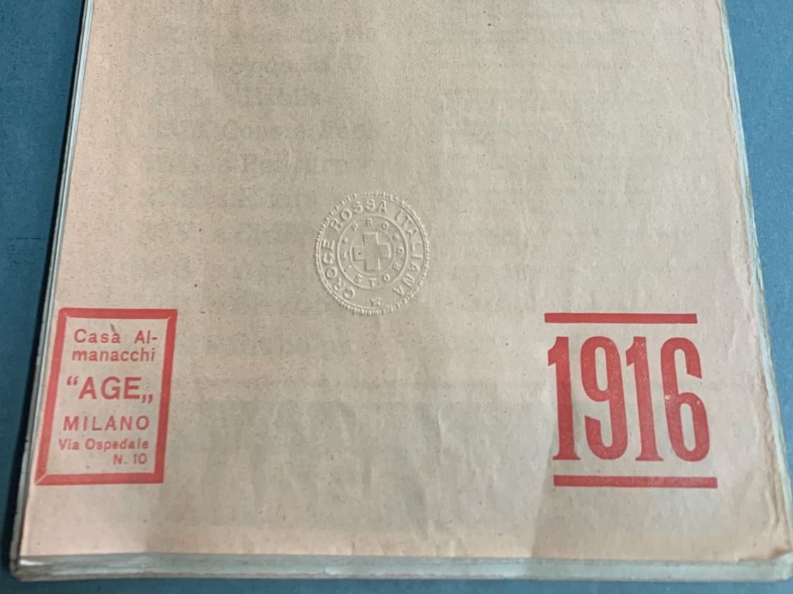 Kalender: Croce Rossa - Calendario 1916 – Gebraucht aus Sorengo von 74in 2