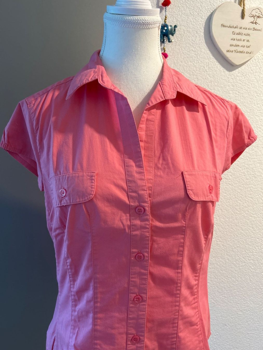 Camicette: Kurzarm Bluse Damen pink – Usato da Brunnen venduto da Nala2929 2