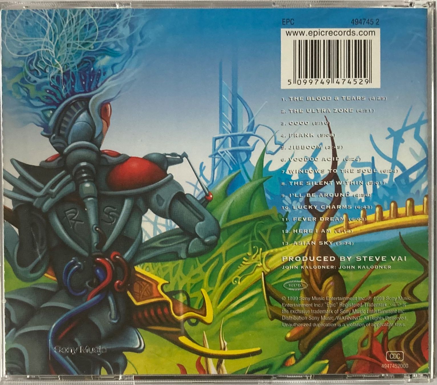 CDs: STEVE VAI - THE ULTRA ZONE – D'occasion à Poliez-Pittet par Newtown-Records 1