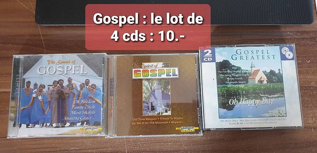 CD: Cds de Gospel – Usato da Chamoson venduto da Chricou7