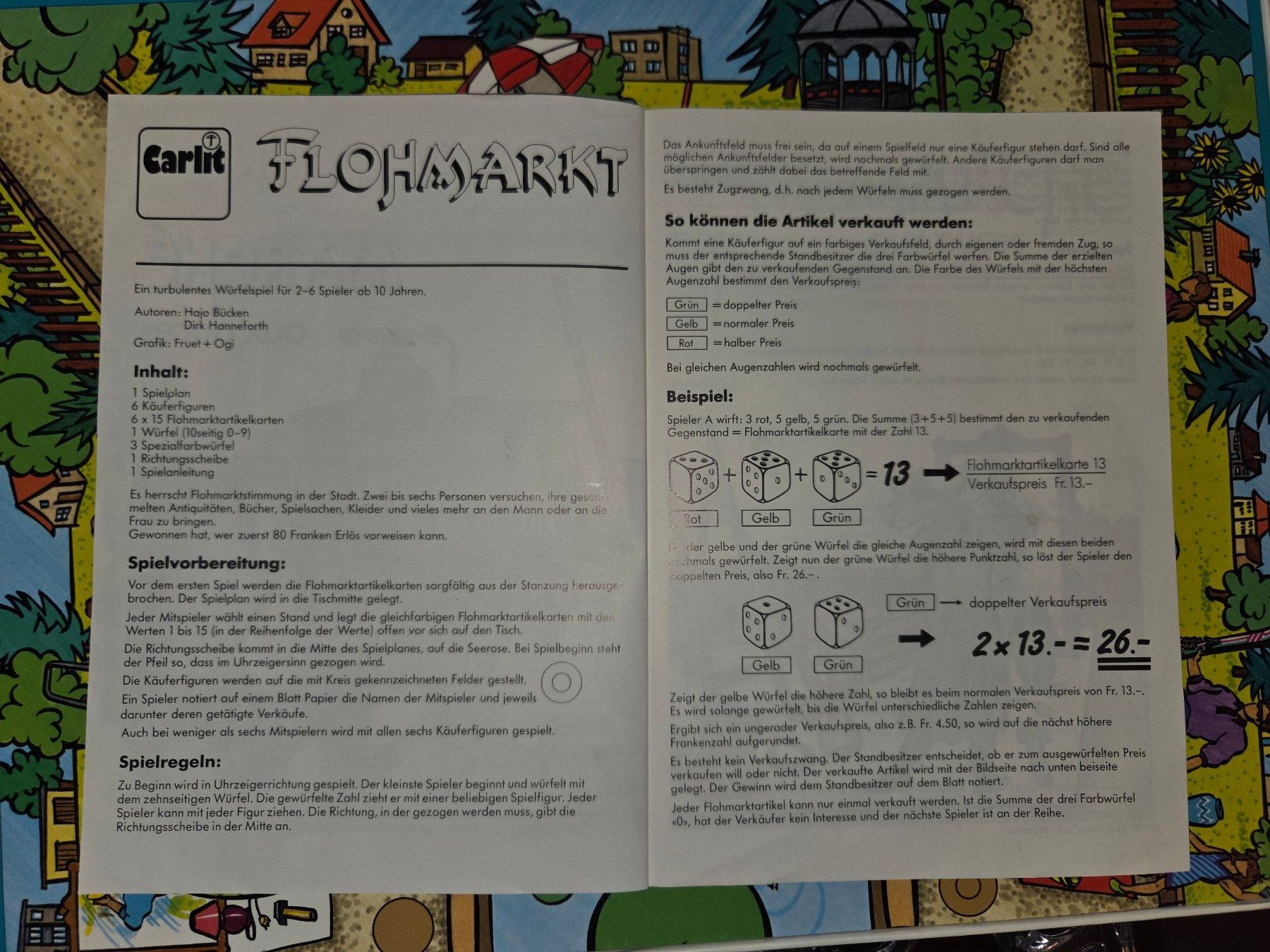 Carlit Spiele: Brettspiel FLOHMARKT – Gebraucht aus Gossau SG von tenerife11 7