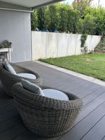 Rattan Loungemöbel inkl. neuwertige Kissen