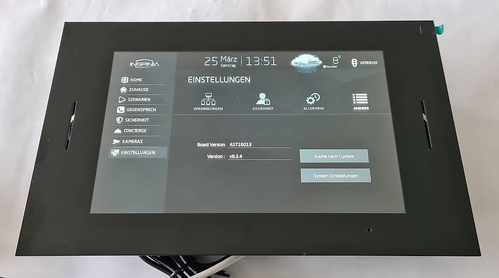 Steuerung: KNX Touchpanel 10" INSPINIA Vitre Basic – Gebraucht aus Brenzikofen von Alpenzauber 1