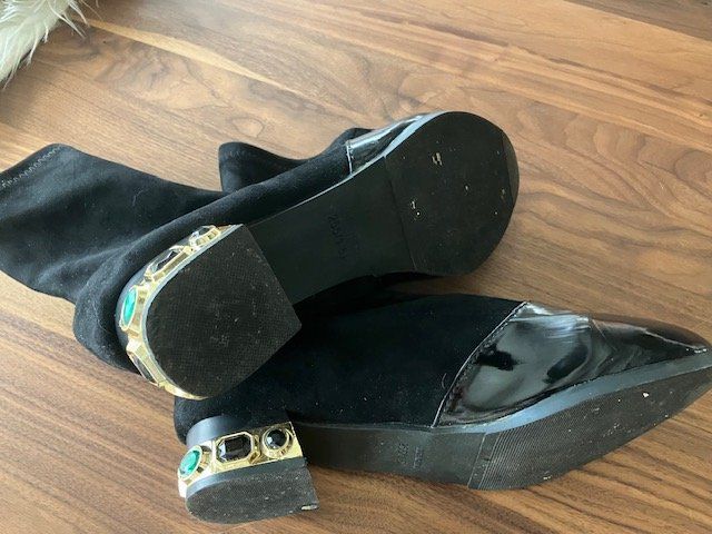 Scarpe da donna: stieflette gr. 41 mit strass-steinen bei absatz – Usato da Schwarzenberg LU venduto da kindler007 7