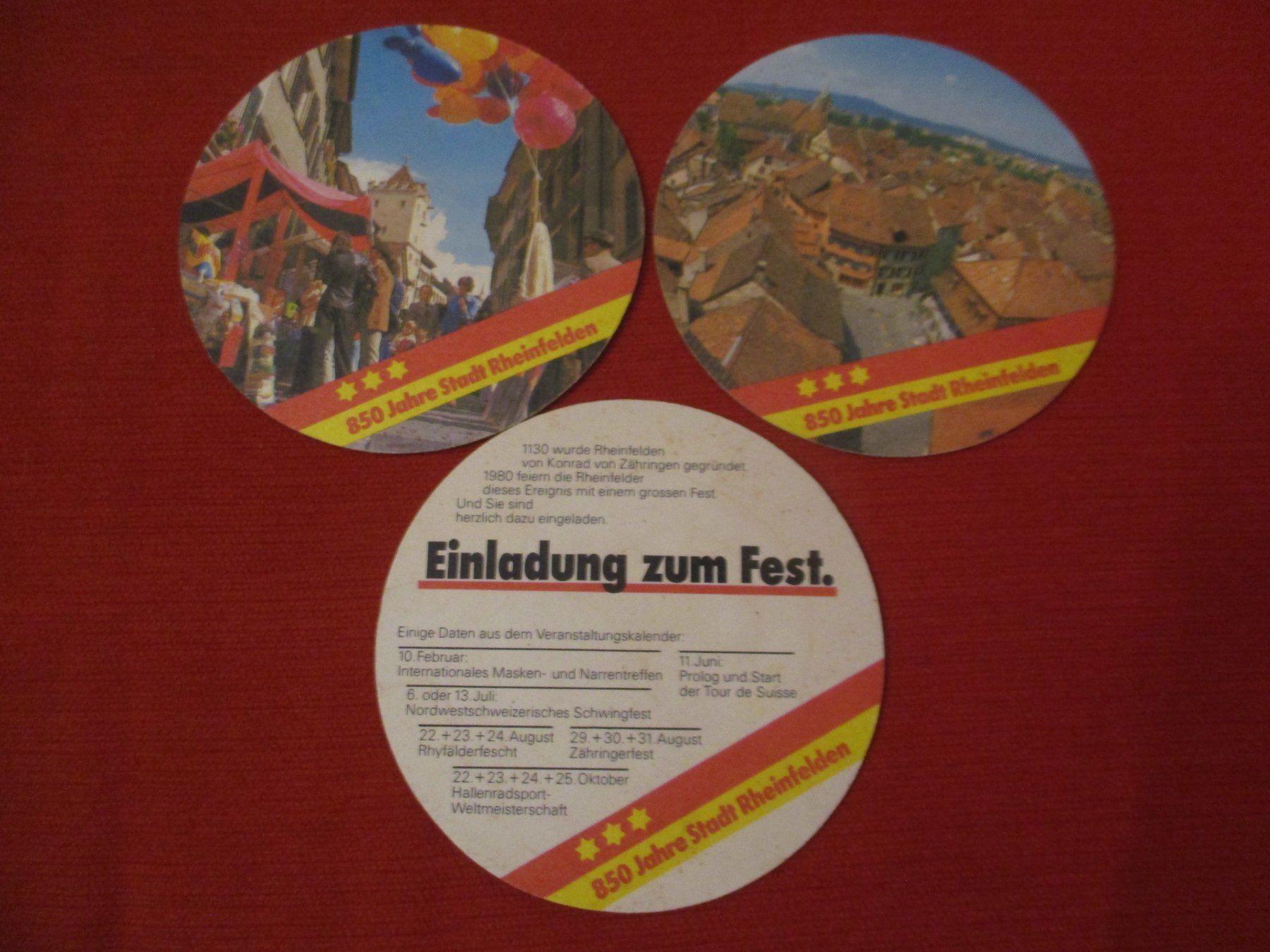 Cardinal Sottobicchieri: Bierdeckel Rheinfelden, Cardinal – Usato da Birsfelden venduto da alles-muss-raus