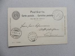 Lommis Thurgau TG Post Stempel 1901