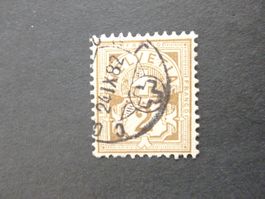 2Rp Ziffermuster 1882 - SBK 53 - gestempelt 24.IX.82, BEFUND