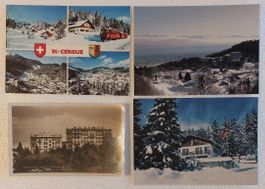 St-CERGUE - Lot de 4 cartes