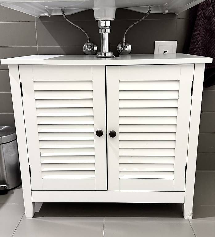 Mobili per bagno: Waschbecken Unterschrank weiss – Usato da Basel venduto da R__Mueller