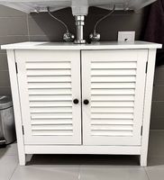 Waschbecken Unterschrank weiss