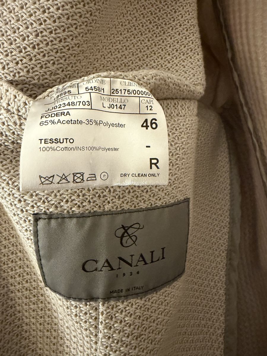 Giacche: Canali Blazer Grösse 46 – Usato da Zürich venduto da Glamour2019 2